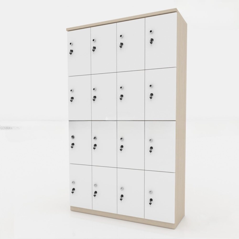 Tủ Loker Gỗ MDF 16 Cánh - TLK17 3
