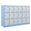 Tủ Locker Sắt 18 Ô Màu Xanh - TLK64 1