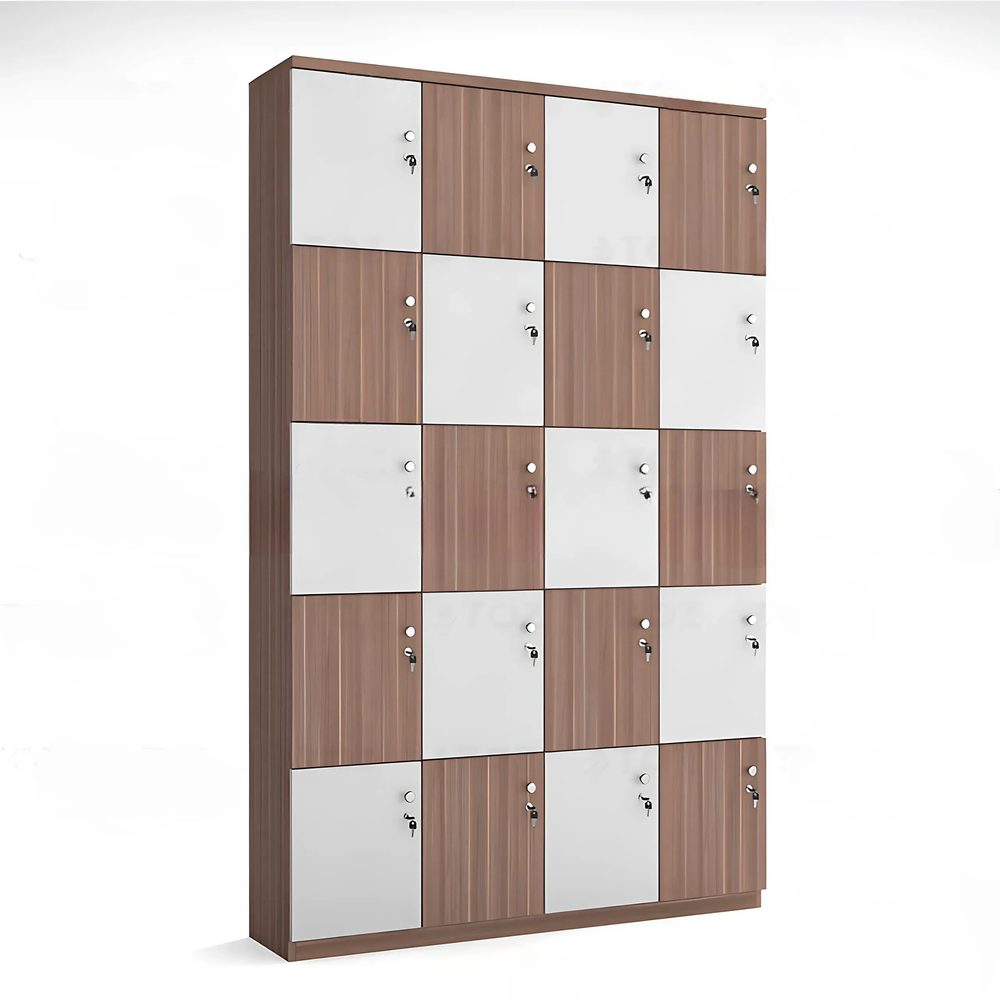 Tủ Locker Gỗ 20 Ngăn Dáng Đứng - TLK81 1