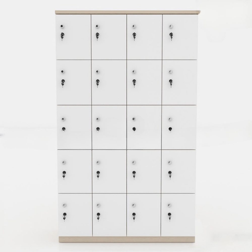 Tủ Loker Gỗ 20 Cánh Cao Cấp - TLK20 3