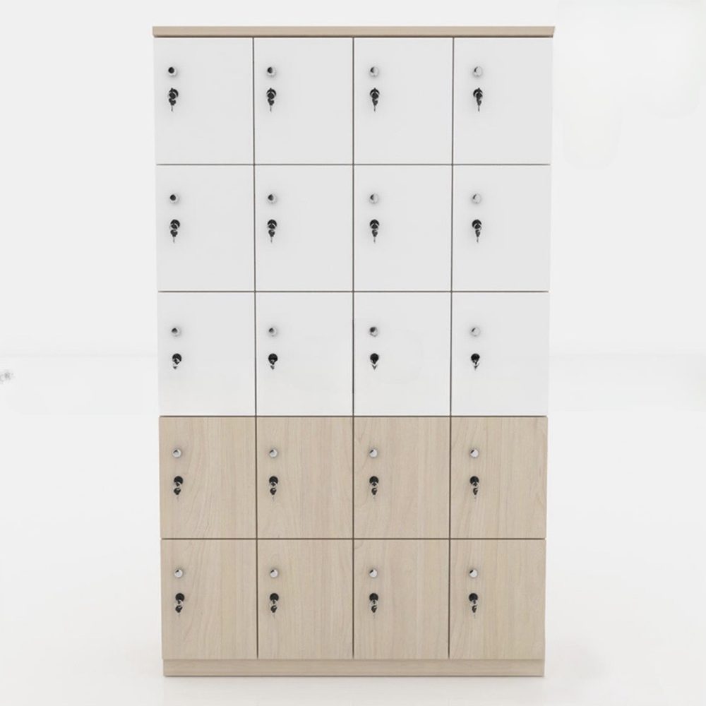 Tủ Loker Gỗ 20 Cánh Mở - TLK19 1
