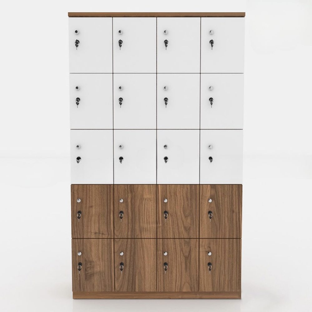 Tủ Loker Gỗ 20 Cánh Mở - TLK19 4