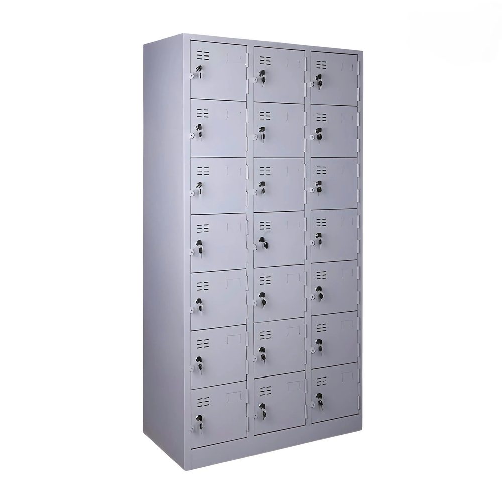 Tủ Locker Sắt 21 Ô An Toàn Bảo Mật - TLK59 1