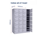 Tủ Locker Sắt 24 Ngăn Tiện Lợi - TLK61 1