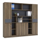 Tủ Văn Phòng Giám Đốc Vân Gỗ Tự Nhiên - THS144 3