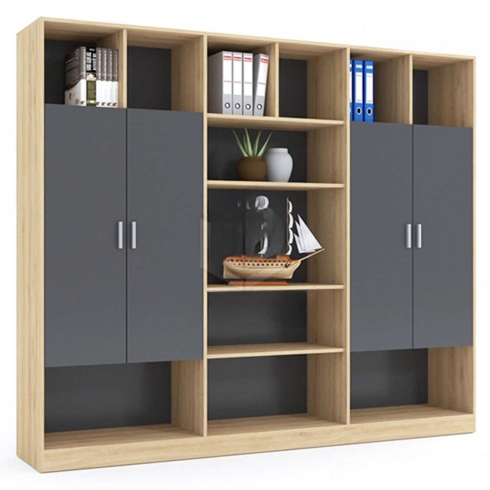 Tủ Tài Liệu Gỗ Lãnh Đạo Kệ Trang Trí - THS142 1