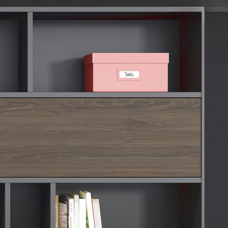 Tủ Tài Liệu Có Kệ Để Đồ Trang Trí - THS128 2