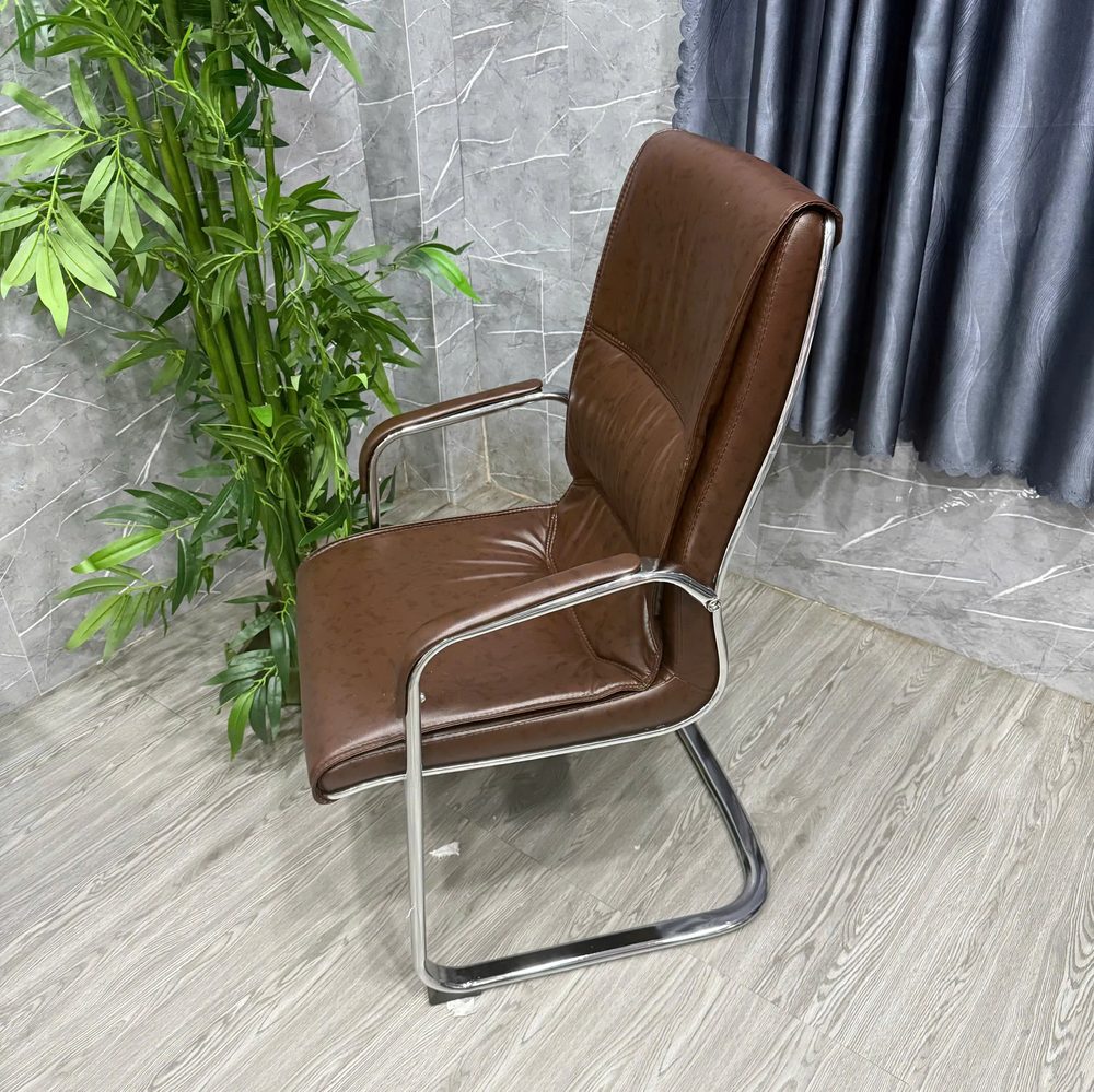 Ghế Giám Đốc Chân Quỳ Da Nâu Sang Trọng - GQ36 4