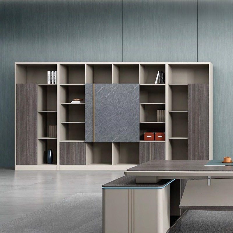 [THS96] Tủ Tài Liệu Lãnh Đạo Gỗ MDF Cao Cấp - THS96