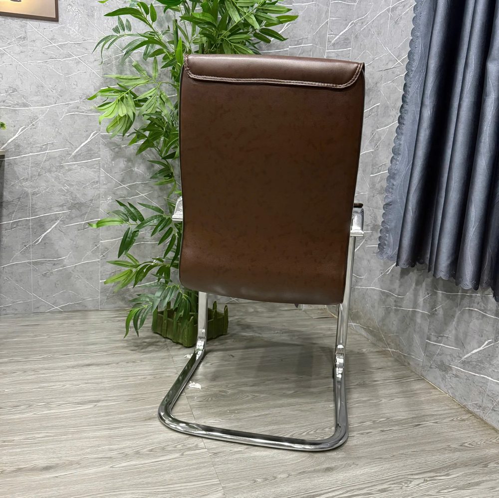Ghế Giám Đốc Chân Quỳ Da Nâu Sang Trọng - GQ36 5