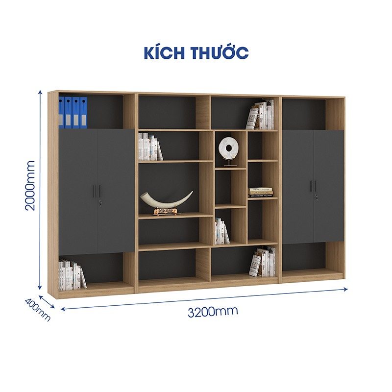 Tủ Tài Liệu Lưu Trữ Cho Văn Phòng Giám Đốc - THS50 3
