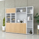 Tủ Văn Phòng Gỗ MDF Đa Chức Năng - THS44 4