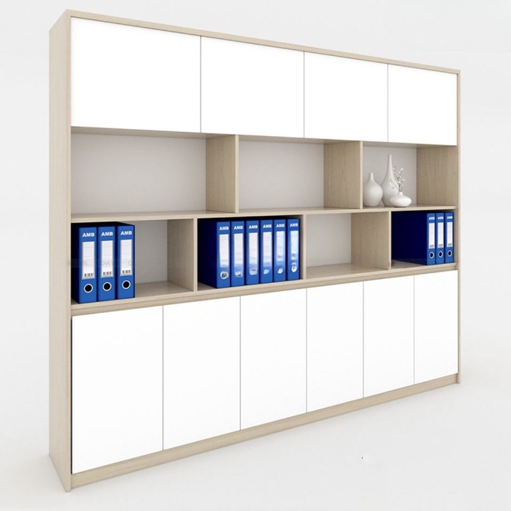Tủ Văn Phòng Gỗ Công Nghiệp Hiện Đại - THS42 3