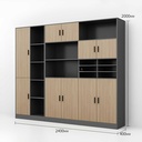 Tủ Văn Phòng Gỗ Công Nghiệp - THS38 2