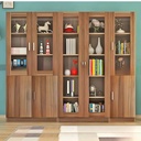 Tủ Tài Liệu Giám Đốc 5 Cánh Kính - THS263 3