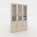 Tủ Văn Phòng 3 Cánh Vân Gỗ - THS141 2