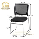 Ghế Quỳ Văn Phòng Họp Không Tay - GQ1 4