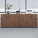 Tủ Tài Liệu Thấp 4 Cánh 3 Ngăn Kéo - THS274 2