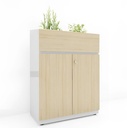 Tủ Tài Liệu Trang Trí Cây Xanh Đẹp - THS163 1