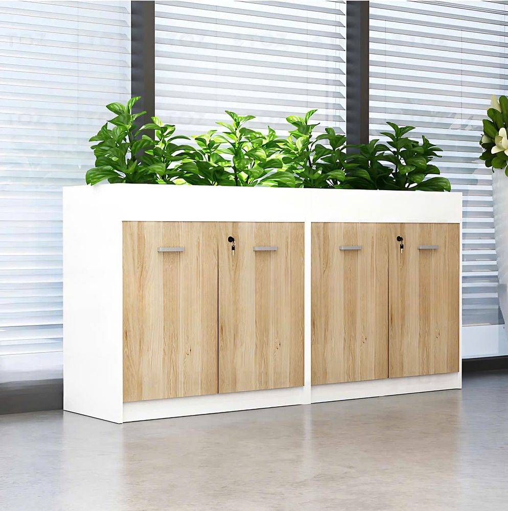 Tủ Văn Phòng Tích Hợp Để Cây Xanh - THS161 1