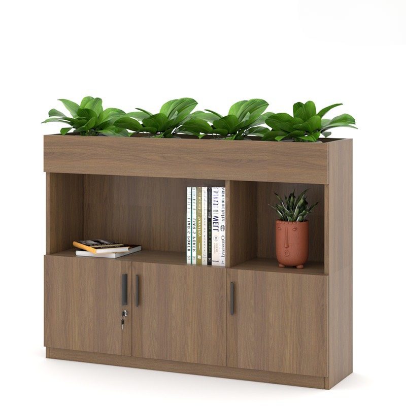 Tủ Văn Phòng Thấp Trang Trí Cây Xanh - THS104 3