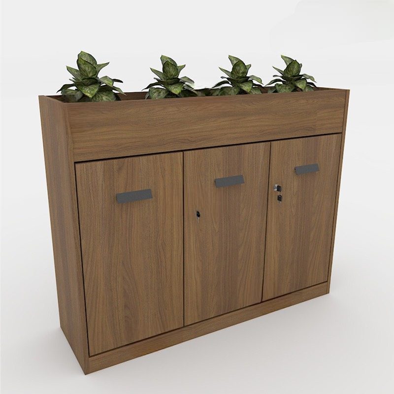 Tủ Văn Phòng Trang Trí Cây Xanh Tiện Lợi - THS100 1