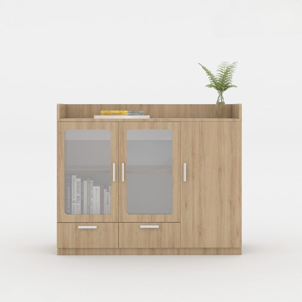Tủ Tài Liệu Thấp Cánh Kính Classic- THS97 2