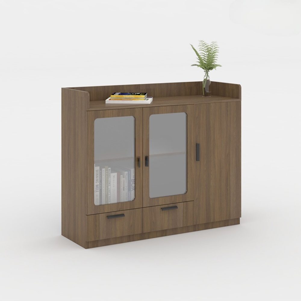 Tủ Tài Liệu Dạng Lửng 2 Cánh Kính - THS93 3