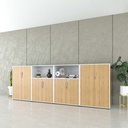 Tủ Tài Liệu Trung Gỗ MDF - THS85 4