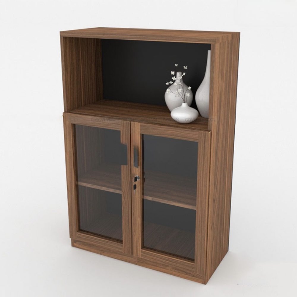 Tủ Tài Liệu Lửng 2 Cánh Kính - THS61 3