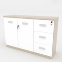 Tủ Văn Phòng Dạng Lửng 2 Cánh 3 Ngăn - THS54 3