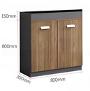 Tủ Tài Liệu Trang Trí Cây Xanh Văn Phòng - THS162 2