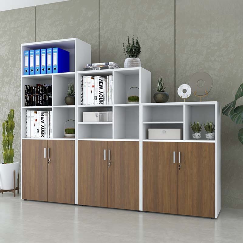 Tủ Tài Liệu Có Kệ Tầng Trang Trí - THS92 4