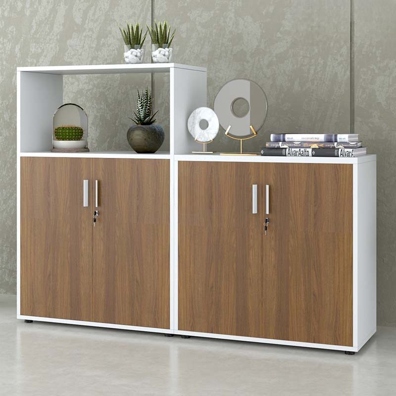 Tủ Tài Liệu Gỗ MDF Dáng Thấp - THS87 3