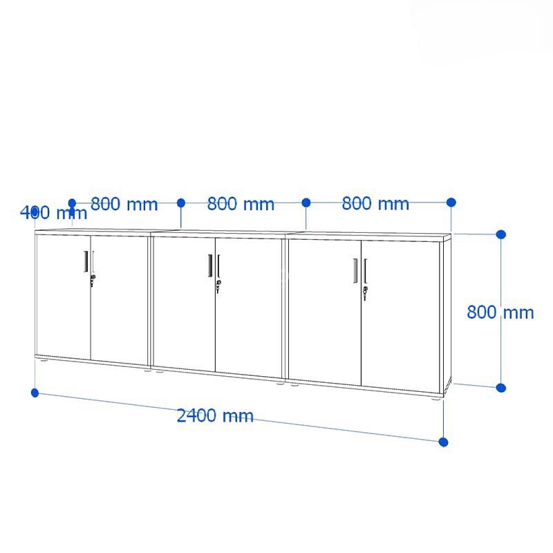 Tủ Tài Liệu Gỗ Lưu Trữ Dữ Liệu Bảo Mật - THS86 4