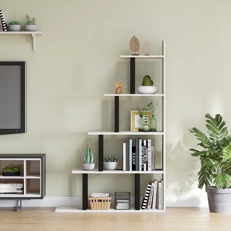 Tủ Văn Phòng Để Góc Tường Hình Bậc Thang - KS39 1