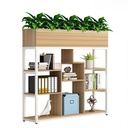 Tủ Văn Phòng Trang Trí Để Cây Xanh Khung Sắt - KS27 2