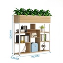 Tủ Văn Phòng Trang Trí Để Cây Xanh Khung Sắt - KS27 3