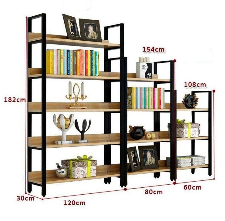 Tủ Văn Phòng Dạng Kệ Gỗ Để Sách - KS38 2