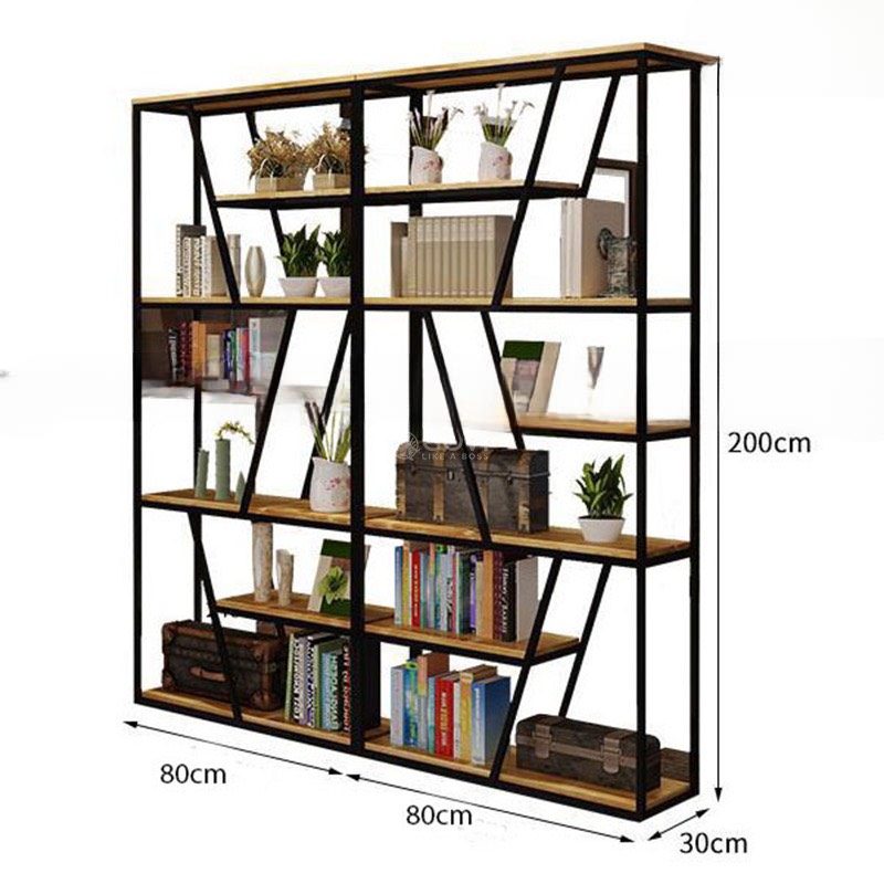 Tủ Văn Phòng Trang Trí Đựng Sách - KS32 2