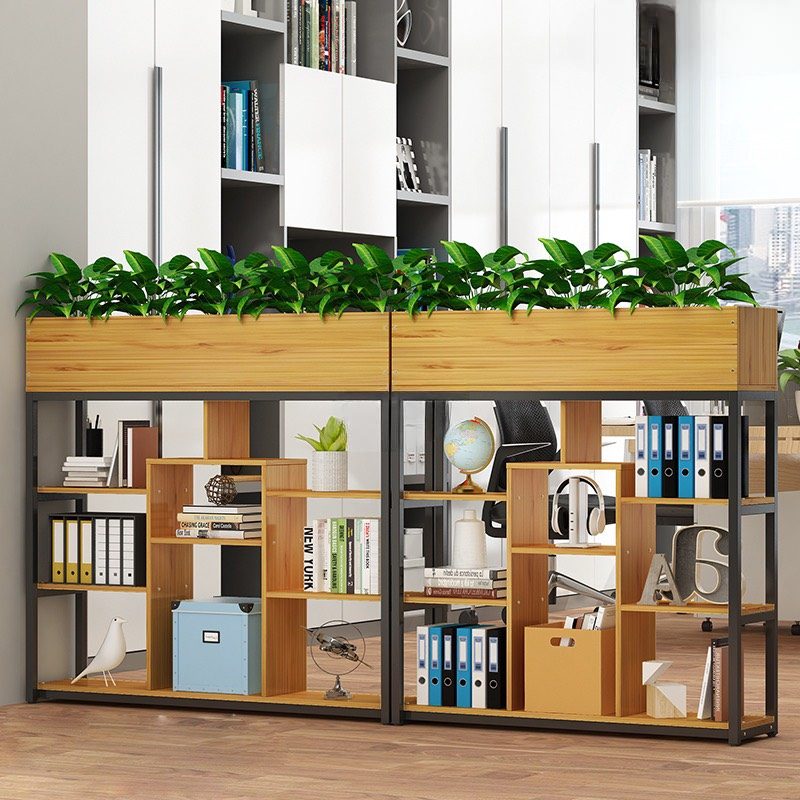 Tủ Văn Phòng Trang Trí Cây Xanh Cao Cấp - KS22 1
