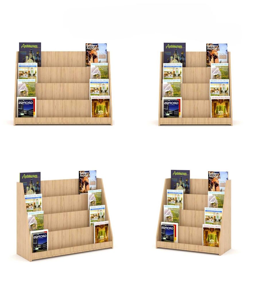 Tủ Tài Liệu Gỗ Trang Trí Để Sách Hiện - KS40 3