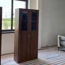 Tủ Văn Phòng 2 Cánh Kính 2 Cánh Gỗ - THS150 2