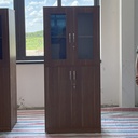 Tủ Văn Phòng 2 Cánh Kính 2 Cánh Gỗ - THS150 4