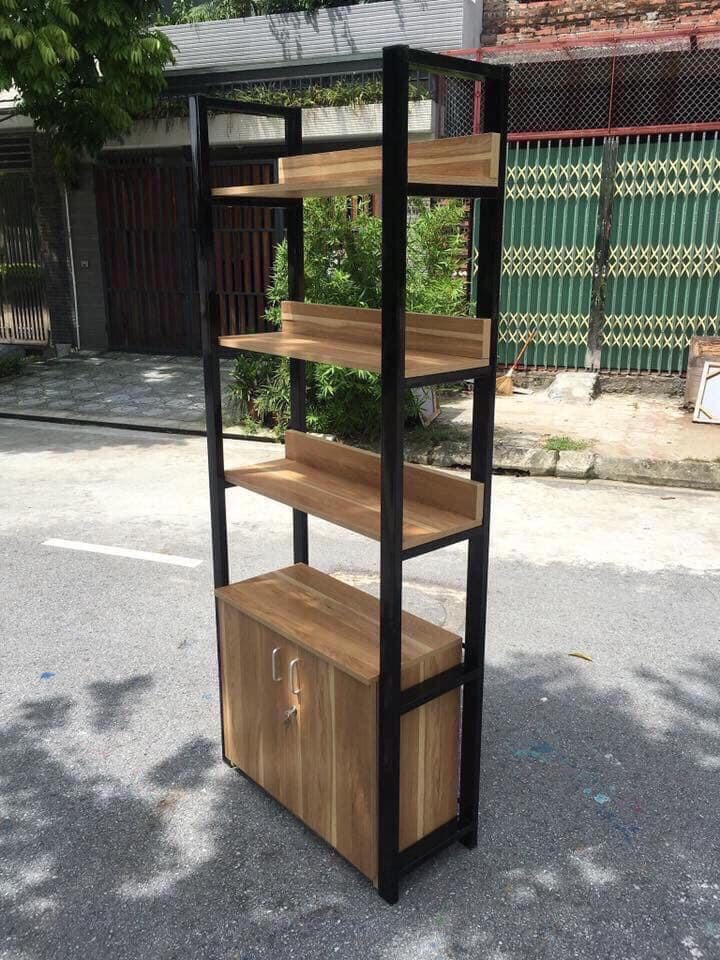 [THS10] Tủ Văn Phòng Vách Ngăn Kết Hợp Trang Trí BumBe - THS10