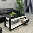Bàn Trà Sofa Mặt Kiếng Có Hộc Kéo Sang Trọng - BT28 4
