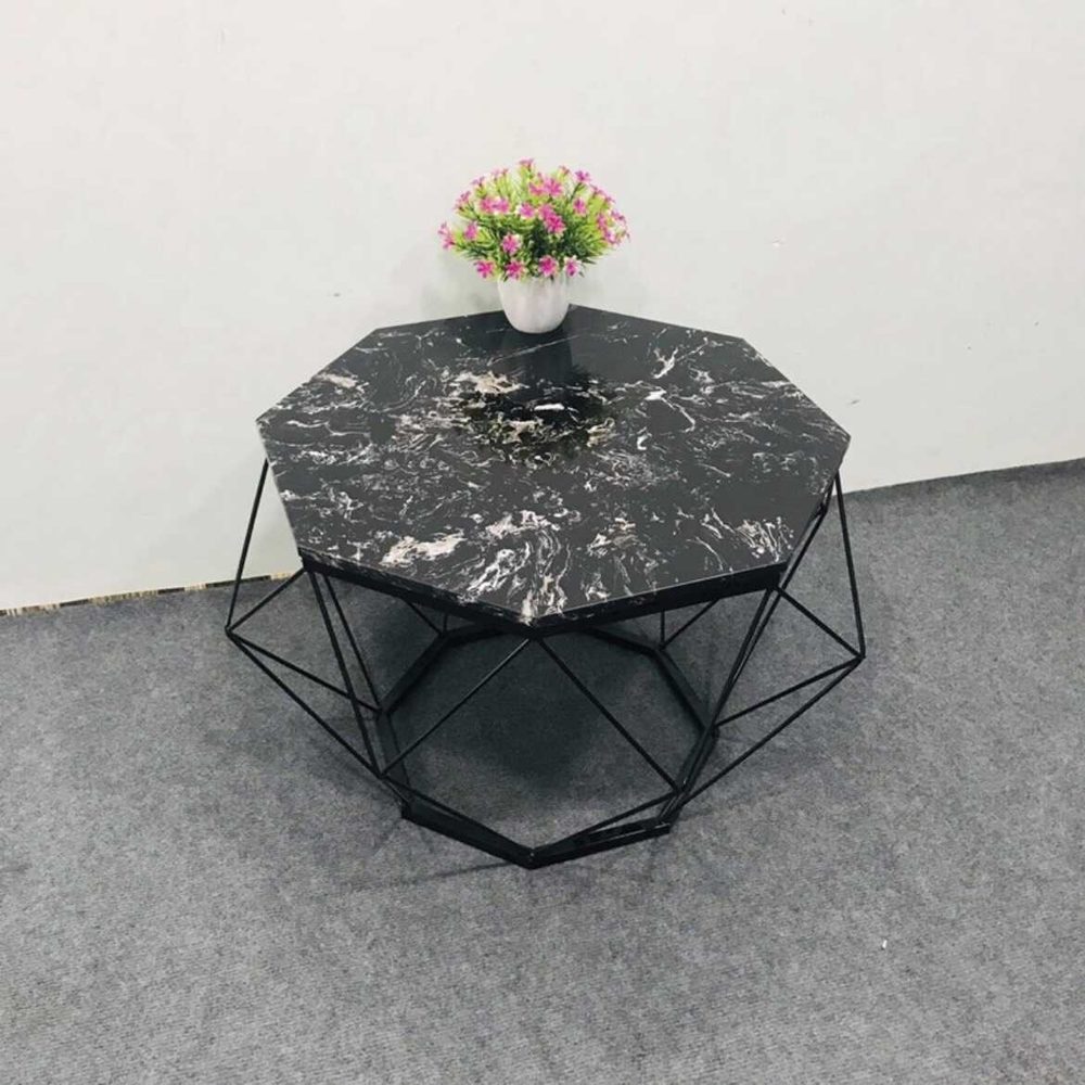 [BÀN] Bàn Trà Sofa Kim Cương Mặt Vân Đá - BT2
