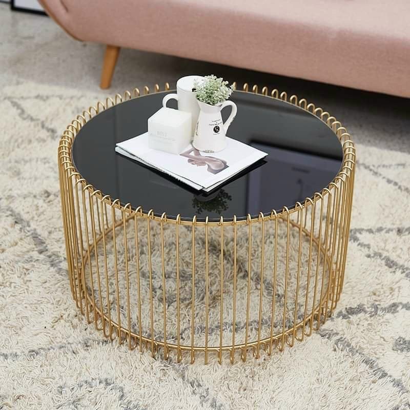 [BÀN] Bàn Trà Sofa Khung Sắt Lồng Chim - BT3