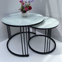 Bàn Trà Sofa Tròn Đôi - BT6 5