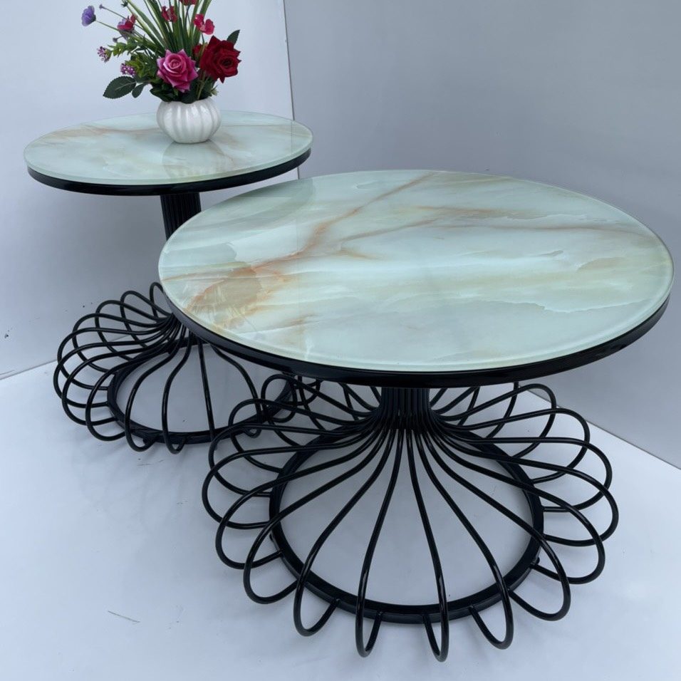 Bàn Trà Sofa Hình Bình Bông - BT9 1